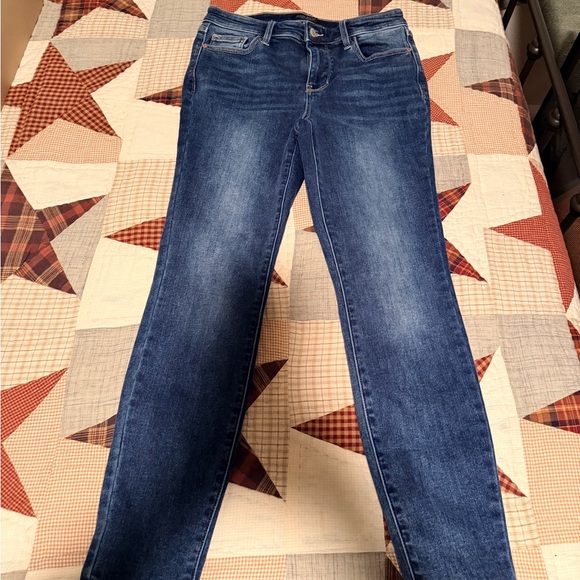Judy Blue Denim - Judy Blue Dark Wash Skinny Jeans THERMA denim